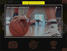 Tablet Screenshot of elitebasketballcircuit.com